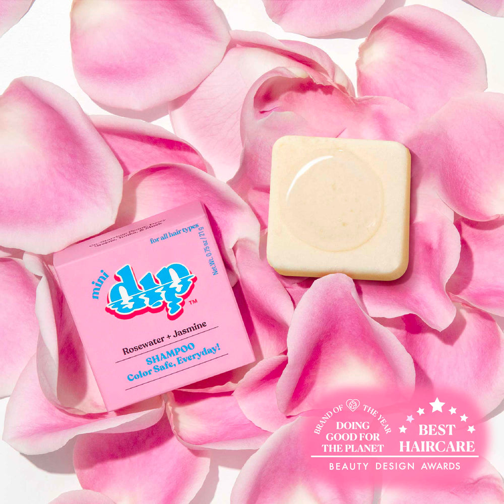 Mini Dip Color Safe Shampoo Bar for Every Day - Rosewater & Jasmine