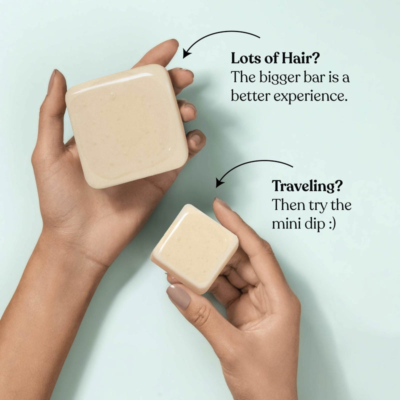 Mini Dip Color Safe Shampoo Bar for Every Day - Tobacco & Driftwood