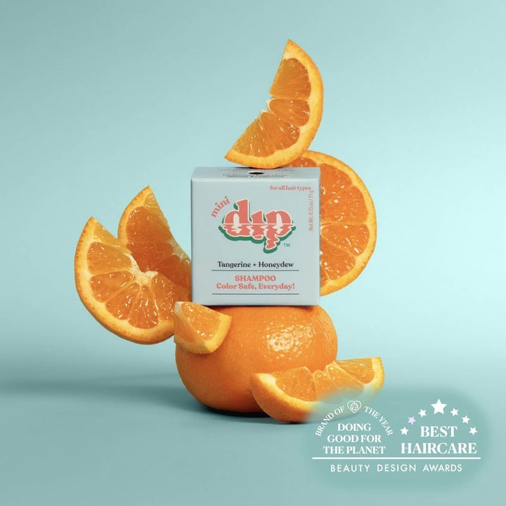 Mini Dip Color Safe Shampoo Bar for Every Day - Tangerine & Honeydew