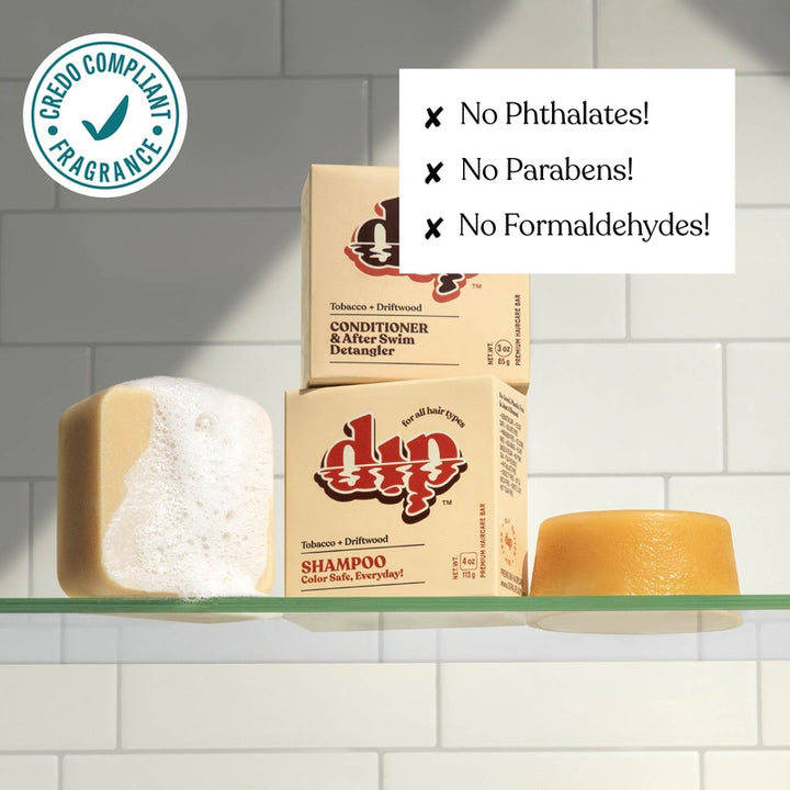 Color Safe Shampoo Bar for Every Day - Tobacco & Driftwood