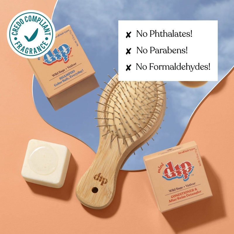 Mini Dip Color Safe Shampoo Bar for Every Day - Wild Sage & Vetiver