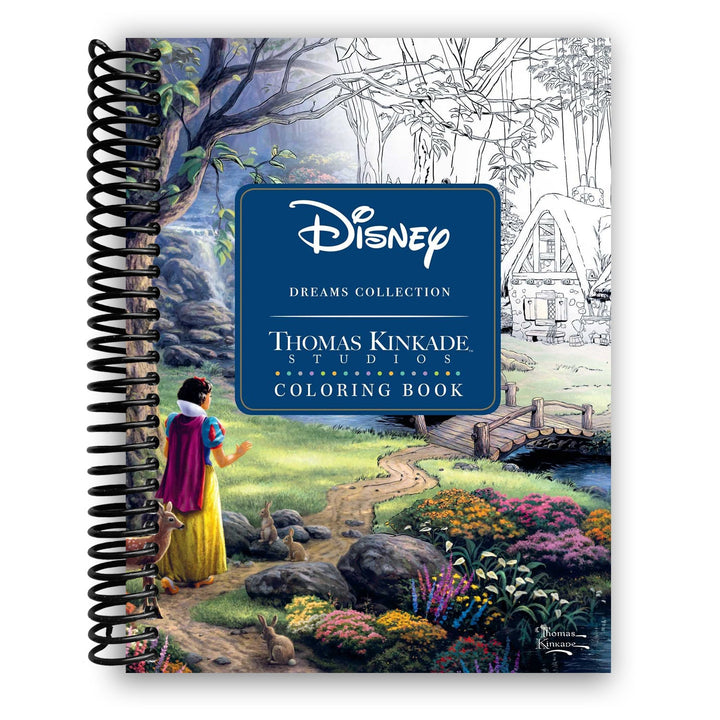 Disney Dreams Collection Thomas Kinkade Studios Coloring Book Spiral Bound