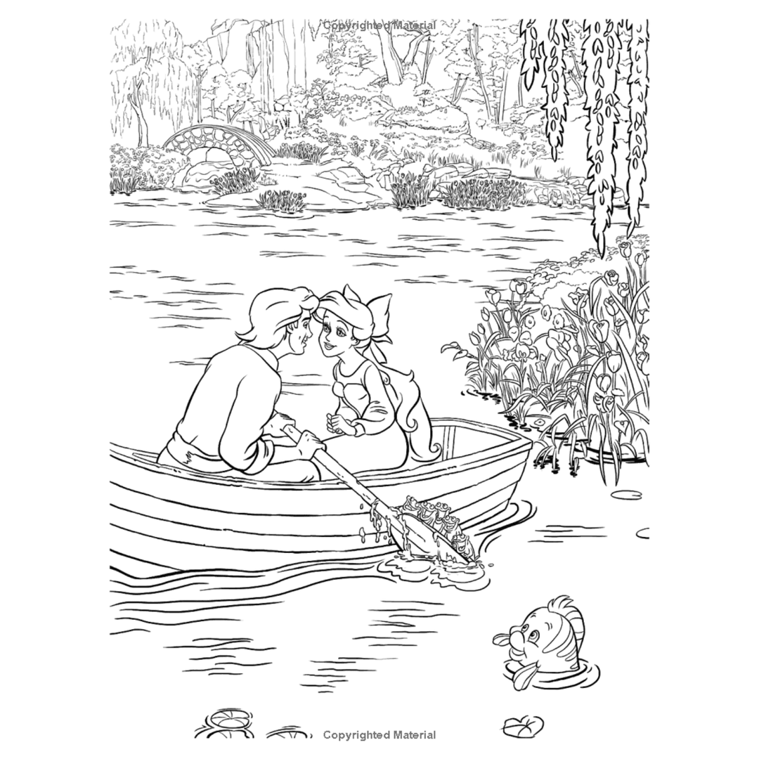 Disney Dreams Collection Thomas Kinkade Studios Coloring Book Spiral Bound