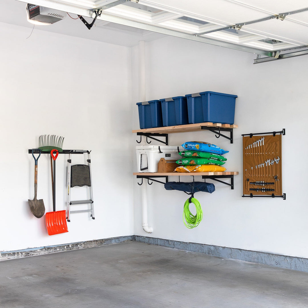 DIY Wall Shelf Brackets for Heavy Storage Solutions
