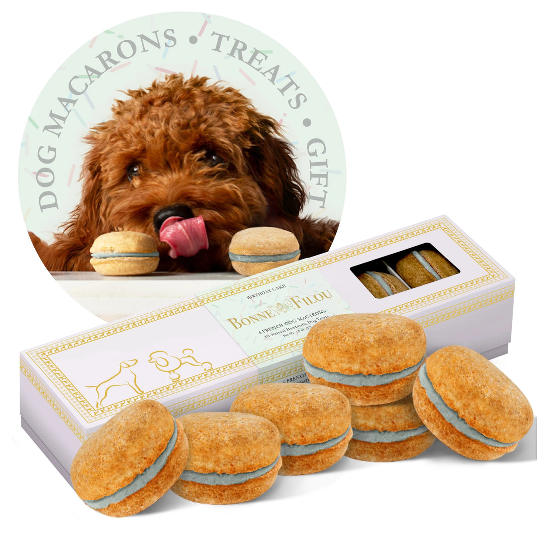 Bonne et Filou Dog Macarons Box of 6