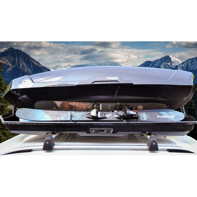 TRAPSKI LowPro 3 M Ski and Snowboard Rack Insert for Rooftop Cargo Box | High Quality Marine Grade HDPE Plastic | UV Protected | Premium Strap Included | 3 Year Warranty | Made in the USA