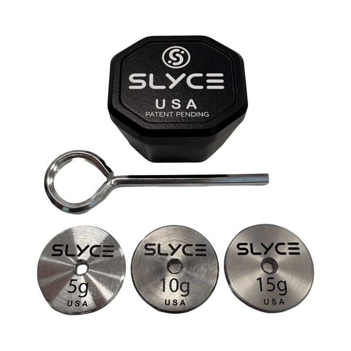 SLYCE Adjustable Weighted SpeedCap (26g-41g) Paddle Performance Enhancer**