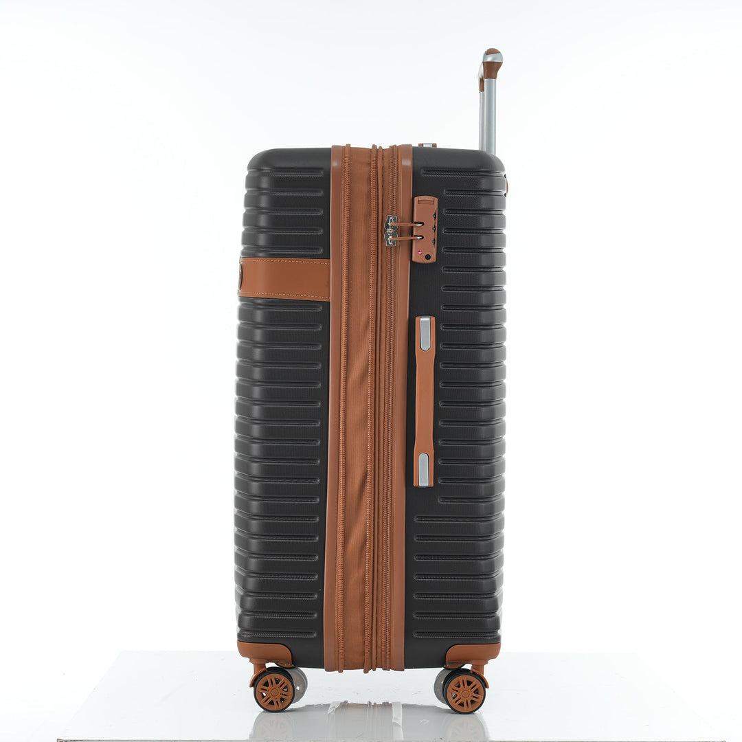 4 Piece Luggage Set Suitcase Set, ABS Hard Shell Lightweight Expandable Travel Luggage with 4 Packing Cubes, TSA Lock, Spinner Wheels for Men Women 16/20/24/28