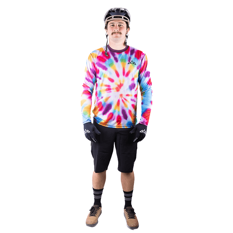 TASCO MTB Mullet Reversible Ride Jersey L/S - Tie Dye