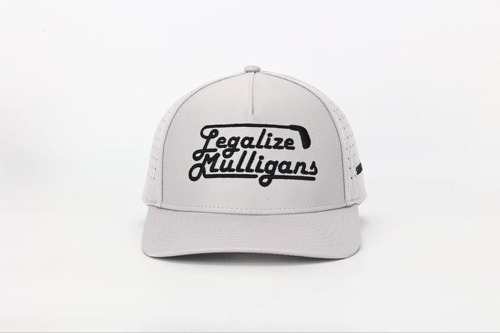 Shank it Golf Legalize Mulligans Gray Golf Hat
