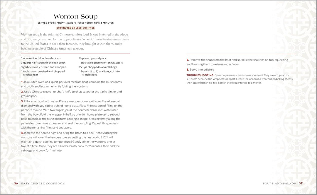 Easy Chinese Cookbook: Restaurant Favorites Made Simple Spiral Bound