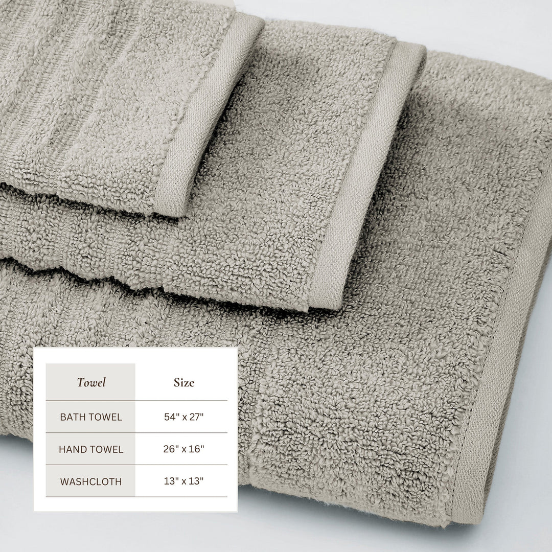 Combed Cotton Bath Towels - Karina Collection
