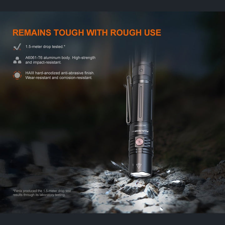 Fenix PD36R V2 Compact Rechargeable Tactical Flashlight - 1700 Lumens
