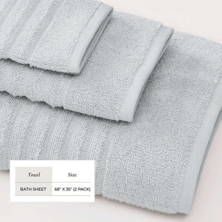 Combed Cotton Bath Towels - Karina Collection