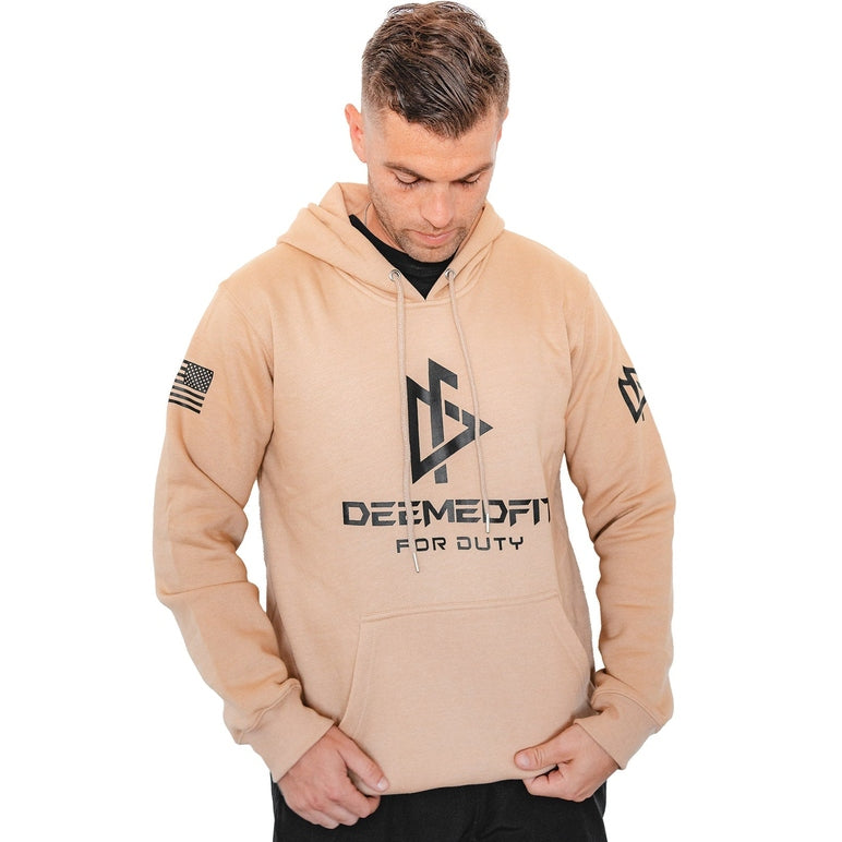 DeemedFit Essential Hoodie - Tan