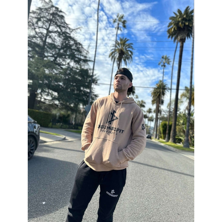 DeemedFit Essential Hoodie - Tan