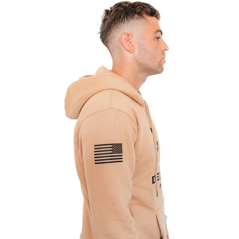 DeemedFit Essential Hoodie - Tan