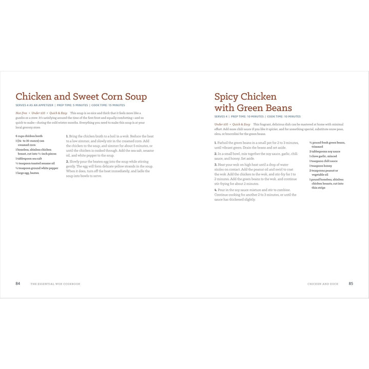 Essential Wok Cookbook: A Simple Chinese Cookbook for Stir-Fry, Dim Sum, and Other Restaurant Favorites Spiral Bound