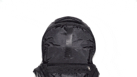 Sole Premise Red Leather Luxury Carry-On Backpack Patented Signature Design