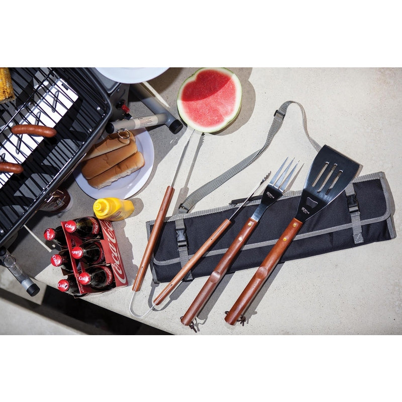 Picnic Time 3-Piece BBQ Tote & Grill Set