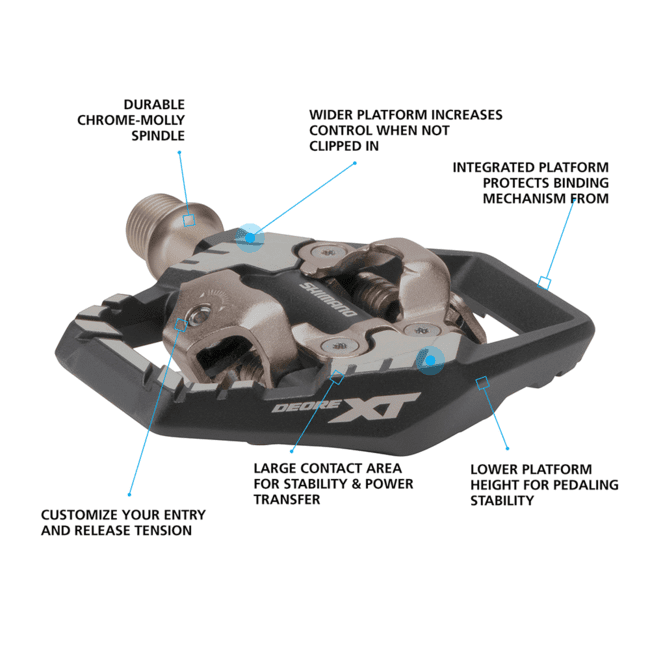 Shimano PD-M8120 DEORE XT SPD PEDAL W/CLEAT