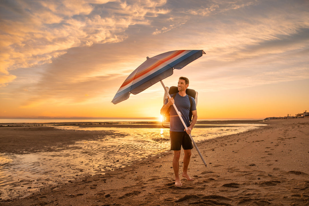 Monaco Reclining Beach Backpack Chair