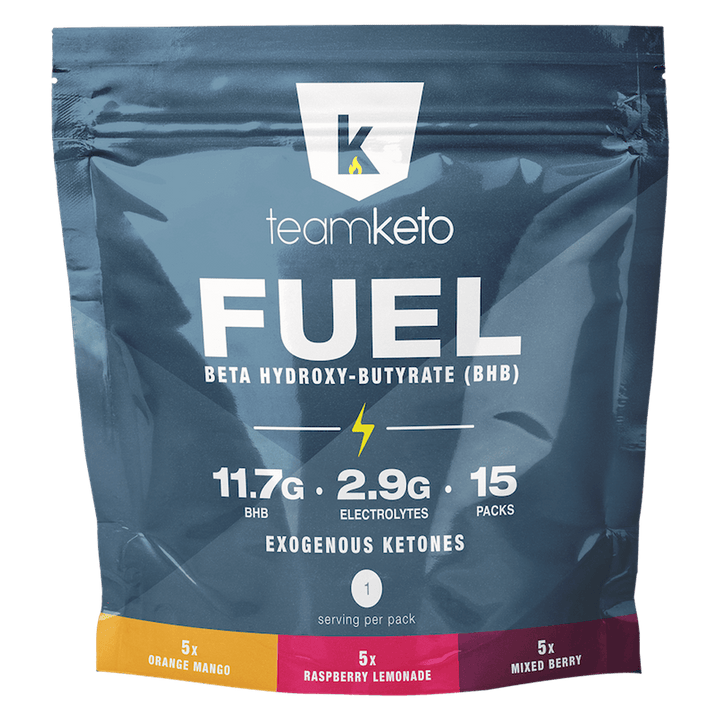 TeamKeto Fuel Exogenous Ketone Travel Packs