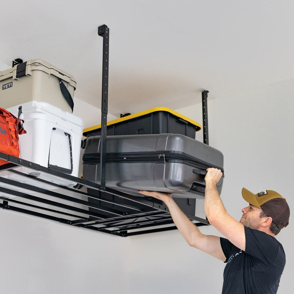 Overhead Garage Shelving 700 lbs | Faber Easy Installation