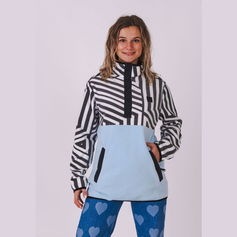 OOSC Clothing Fall Line Fleece Baby Blue - Women's