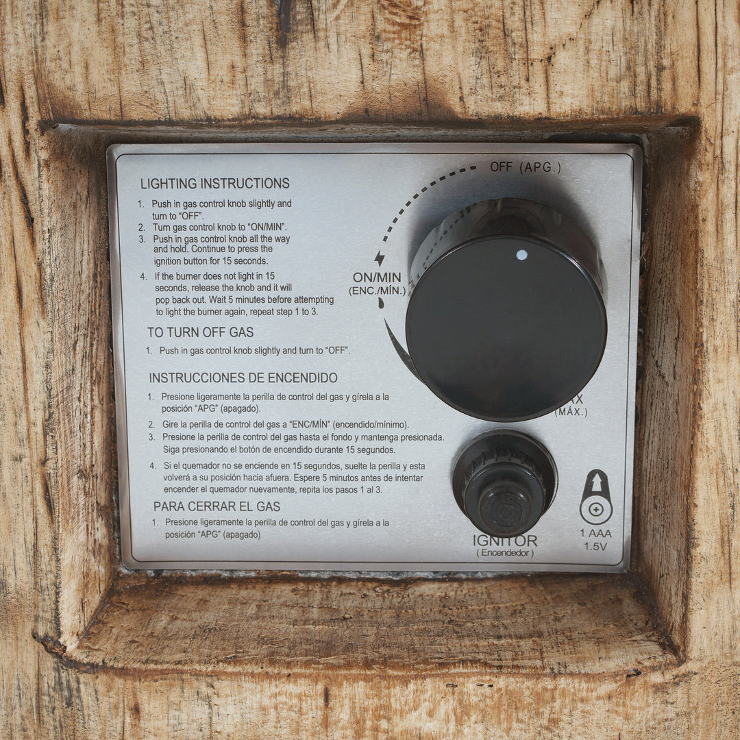 Patio MGO Propane Fire Pit for Outdoor Heating