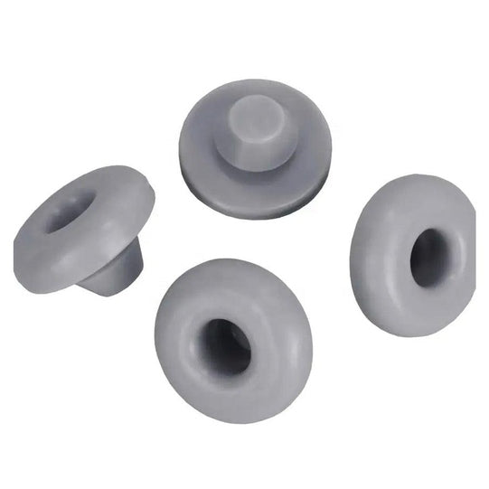 TRAPSKI Rack Replacement Rack Feet | Common 20 qt Cooler Rubber Feet for RTIC Coolers, Yeti Coolers, Tundra Roadie Tank Hard Sided | Non-Slip Non-Scratch Rubber Feet, Gray