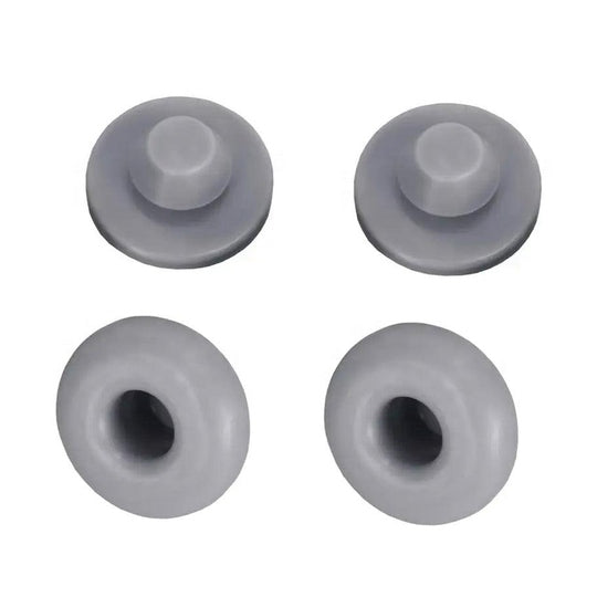 TRAPSKI Rack Replacement Rack Feet | Common 20 qt Cooler Rubber Feet for RTIC Coolers, Yeti Coolers, Tundra Roadie Tank Hard Sided | Non-Slip Non-Scratch Rubber Feet, Gray