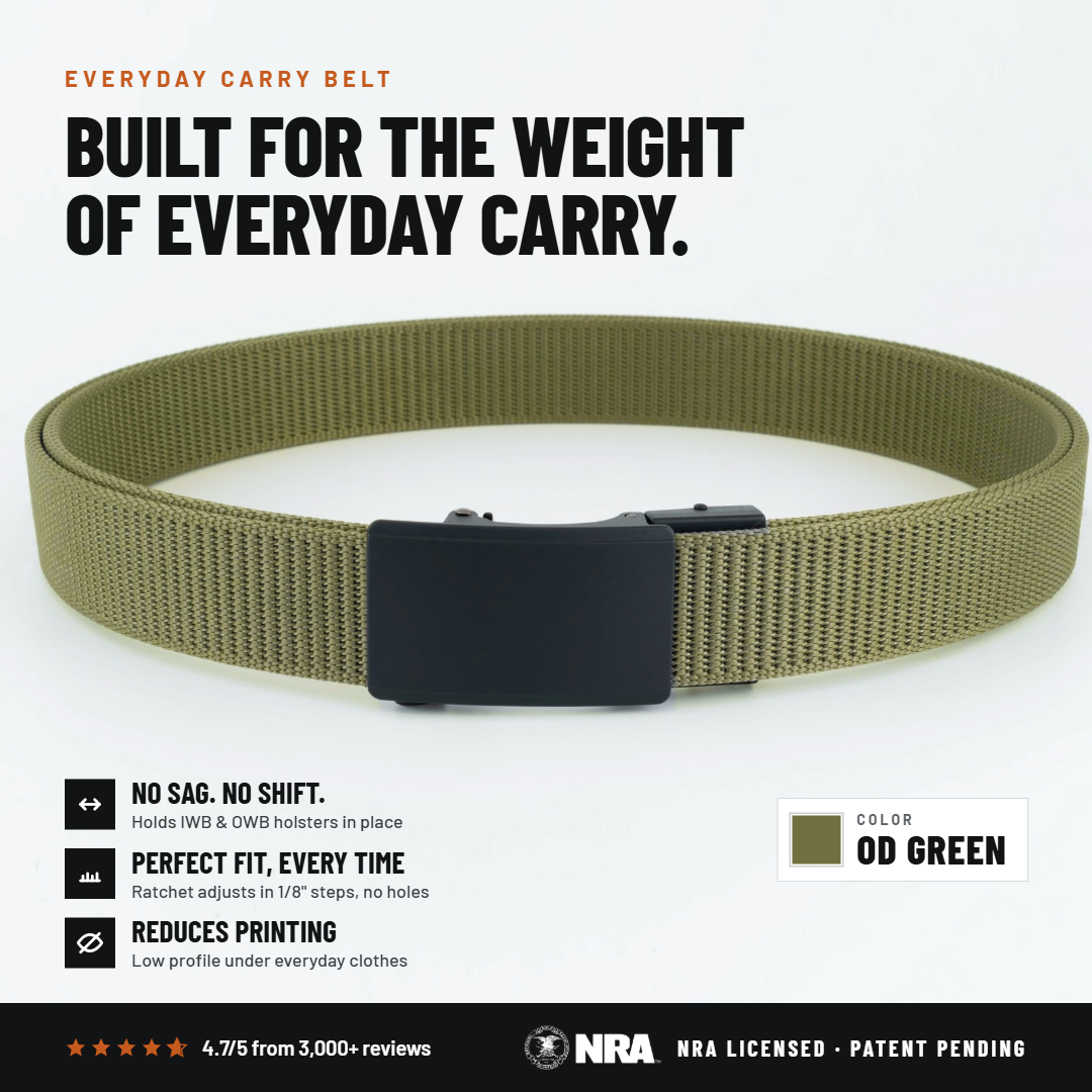 2ND AMEN Force 1.0 EDC Gun Belt 1.5"
