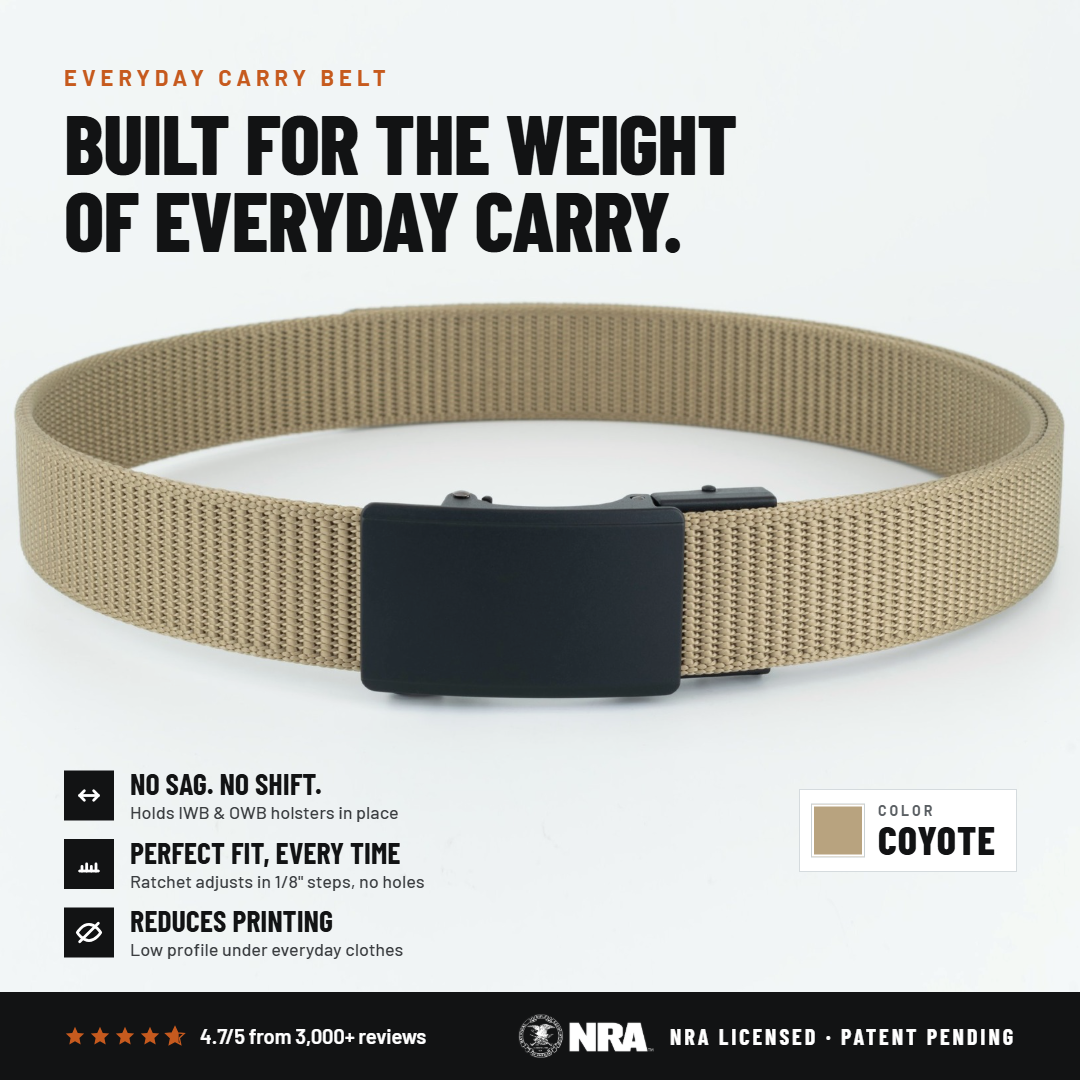 2ND AMEN Force 1.0 EDC Gun Belt 1.5"