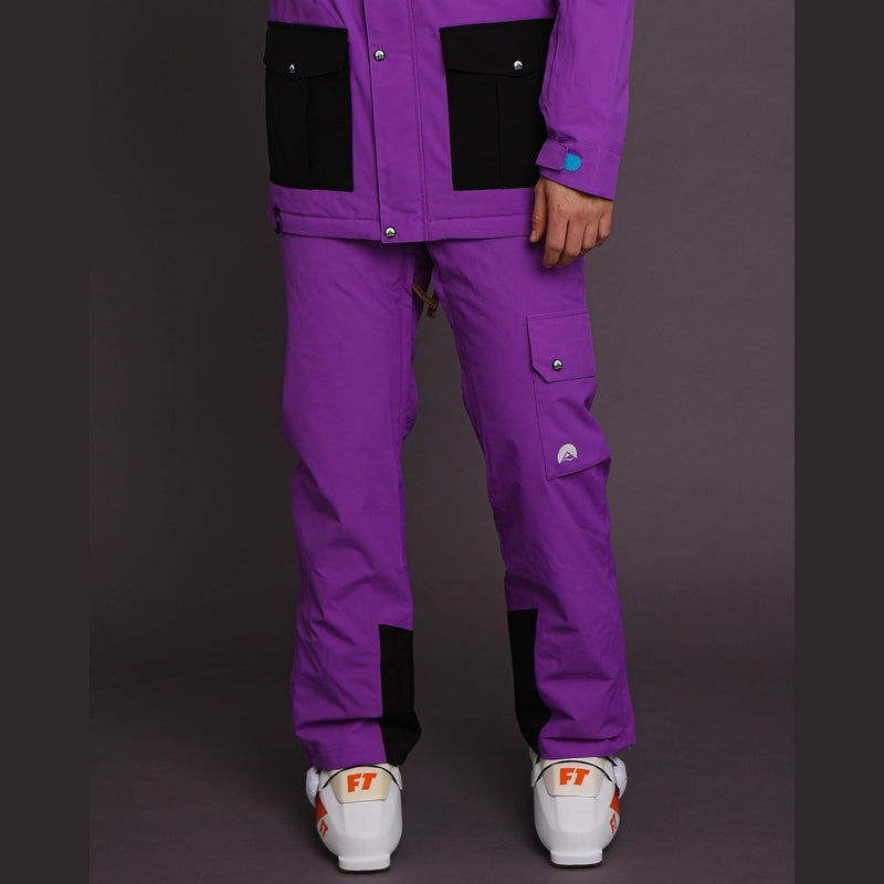 OOSC Clothing Fresh Pow Men's Ski & Snowboard Pants - Purple