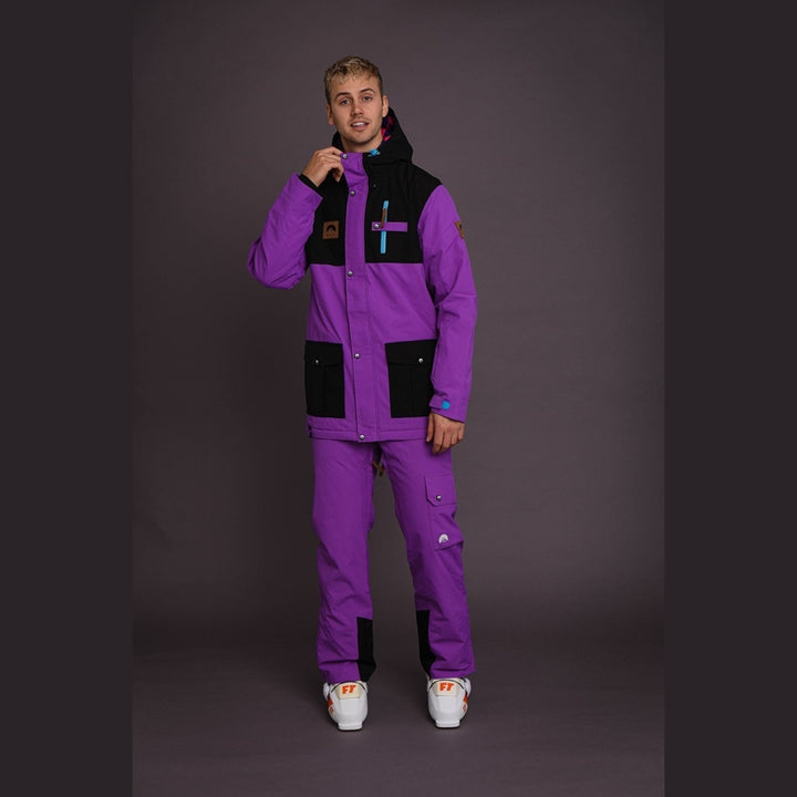 OOSC Clothing Fresh Pow Men's Ski & Snowboard Pants - Purple