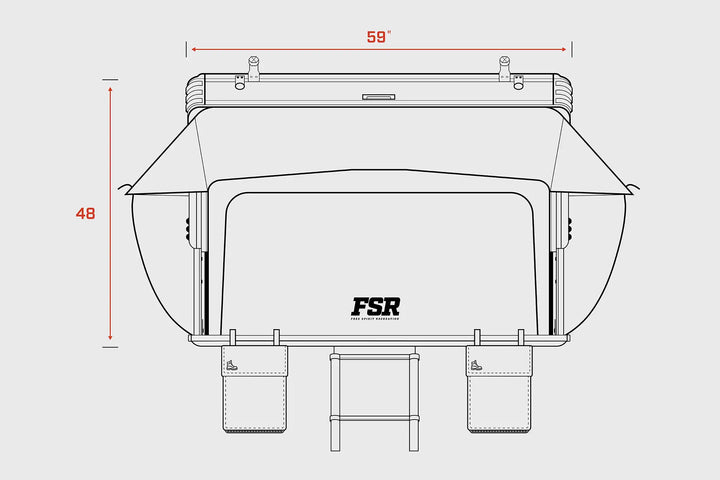 Freespirit Recreation Kali - Rooftop tent