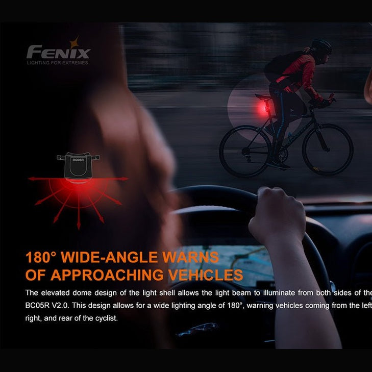 Fenix BC05R V2.0 Rechargeable Bicycle Tail Light