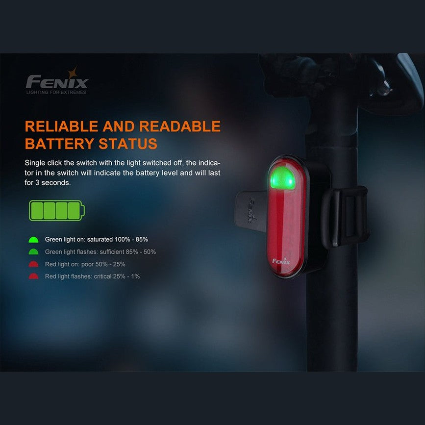 Fenix BC05R V2.0 Rechargeable Bicycle Tail Light