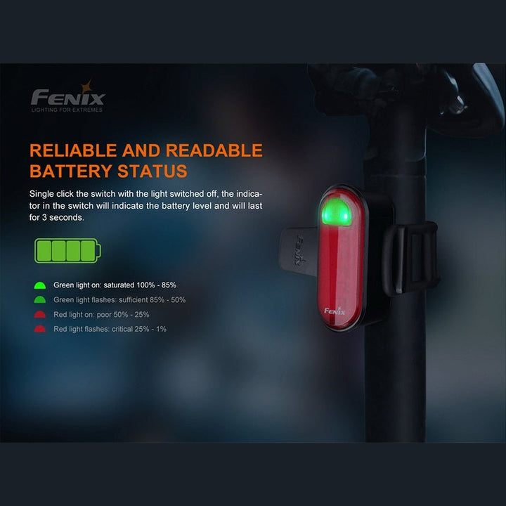 Fenix BC05R V2.0 Rechargeable Bicycle Tail Light