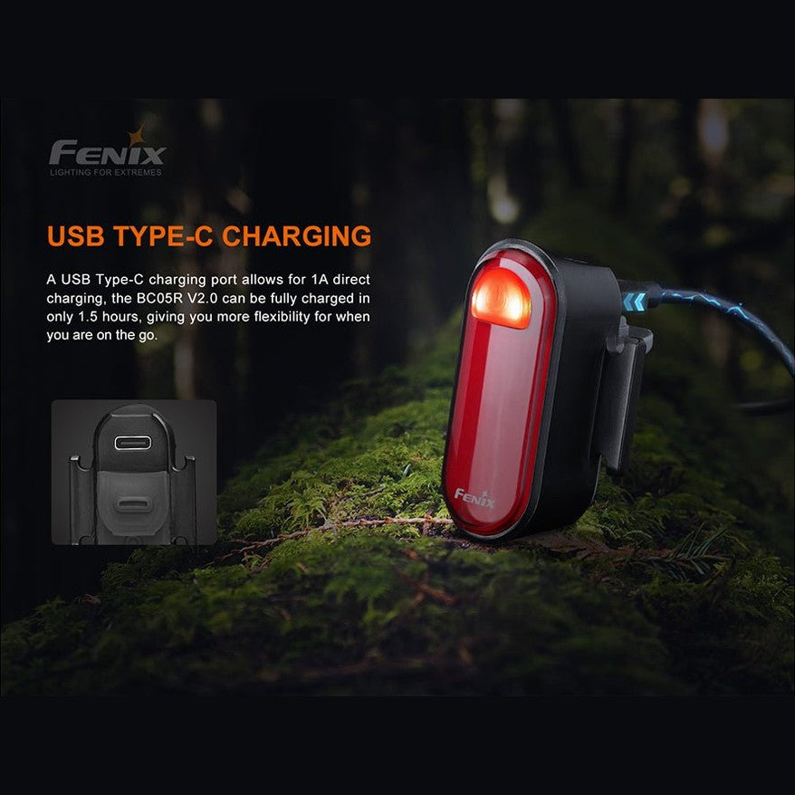 Fenix BC05R V2.0 Rechargeable Bicycle Tail Light