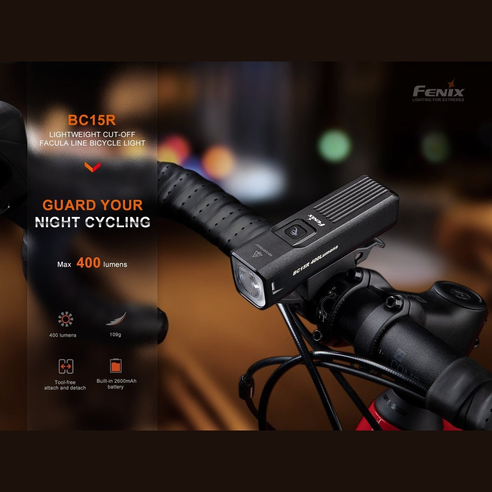 Fenix BC15R Lightweight Rechargeable Bicycle Light