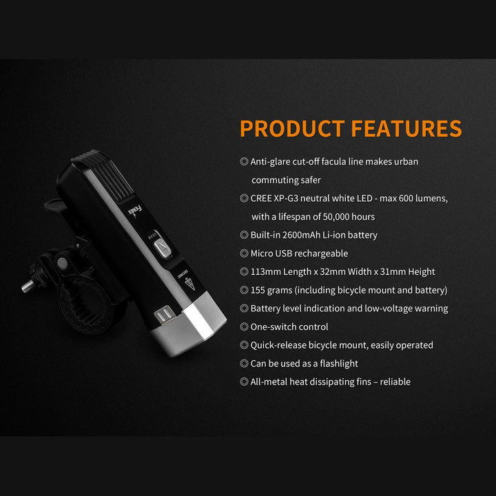 Fenix BC25R LED Bike Light