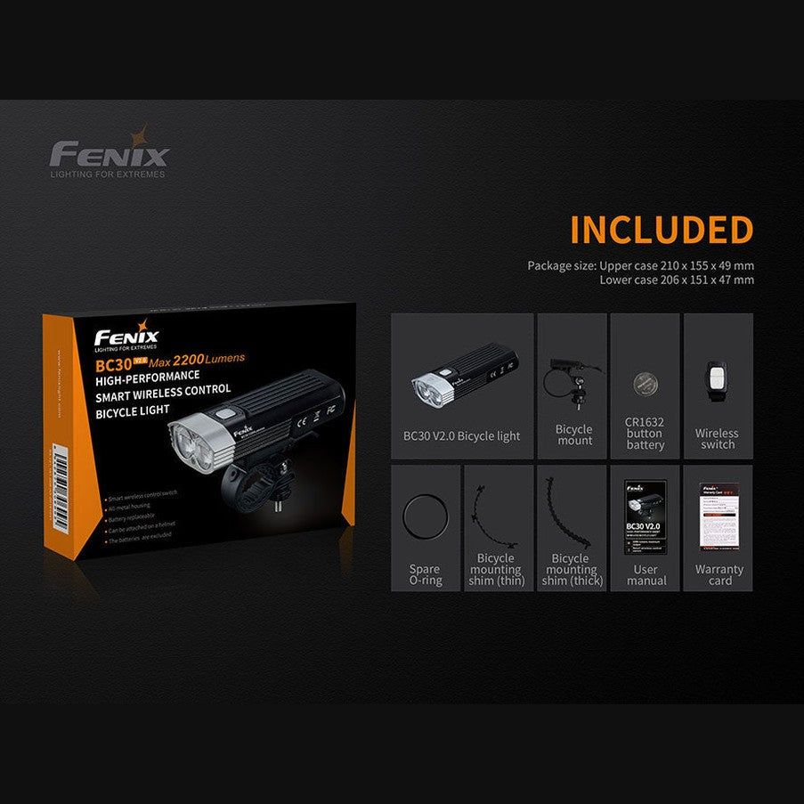 Fenix BC30 V2 LED Bike Light