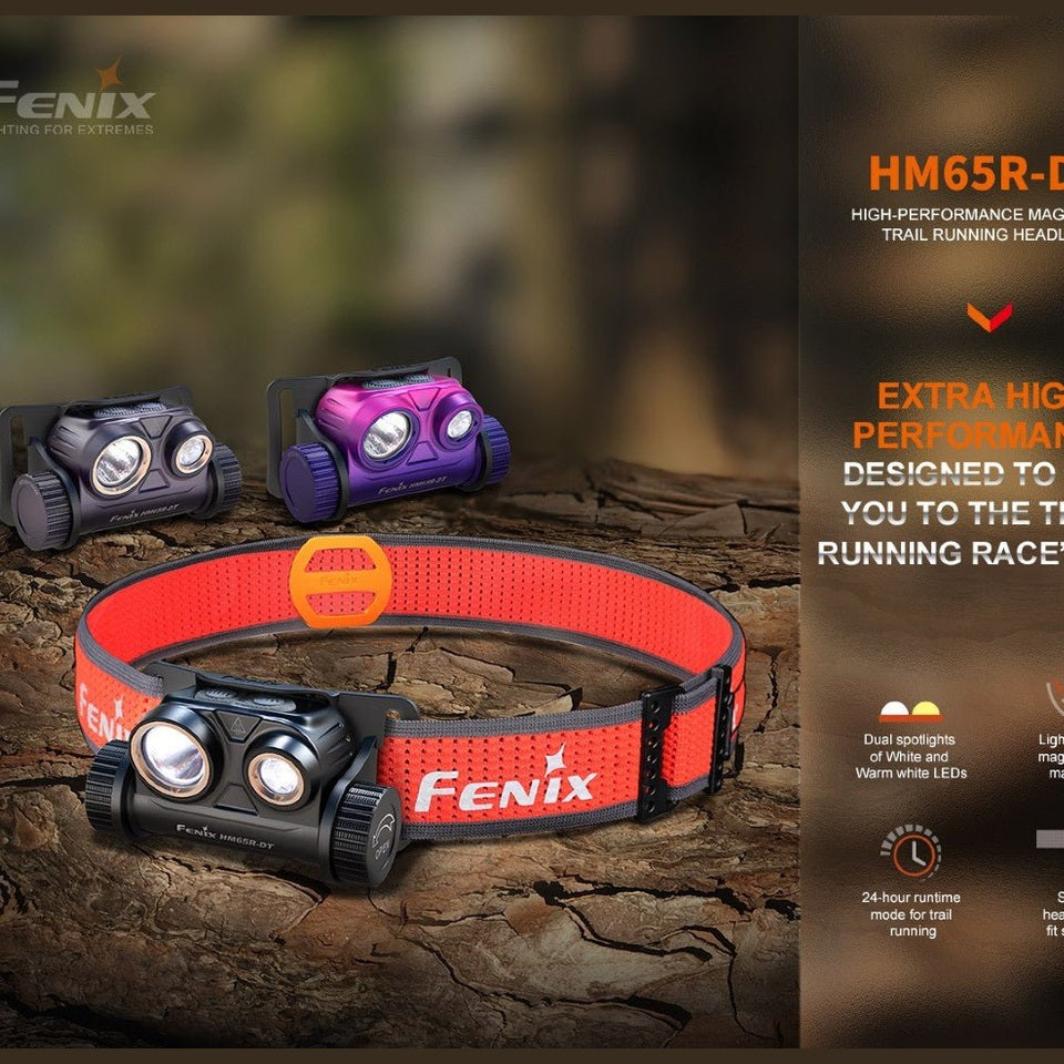 Fenix HM65R-DT Trail Running LED Headlamp