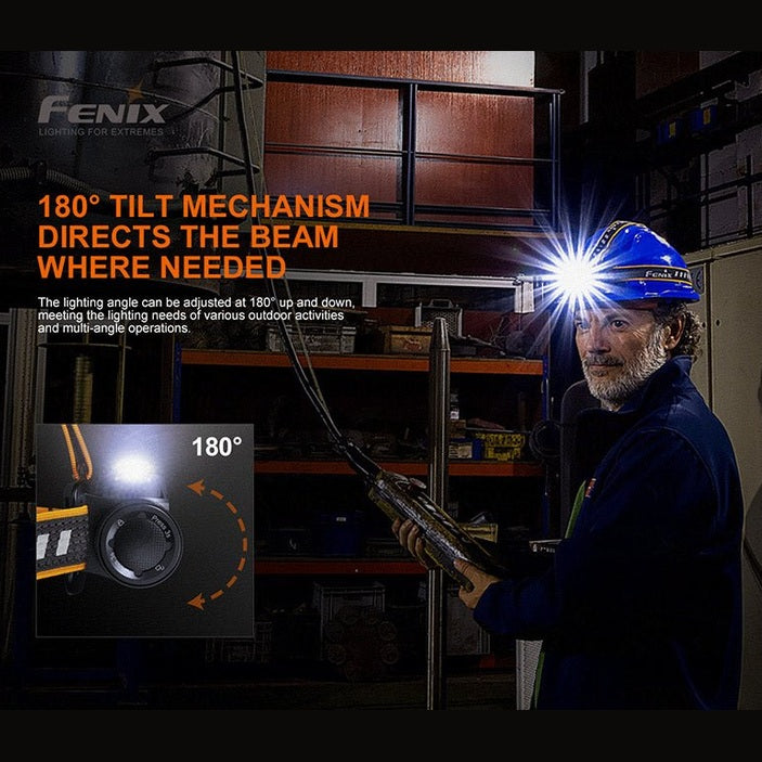 Fenix HM70R Rechargeable LED Headlamp - 1600 Lumens