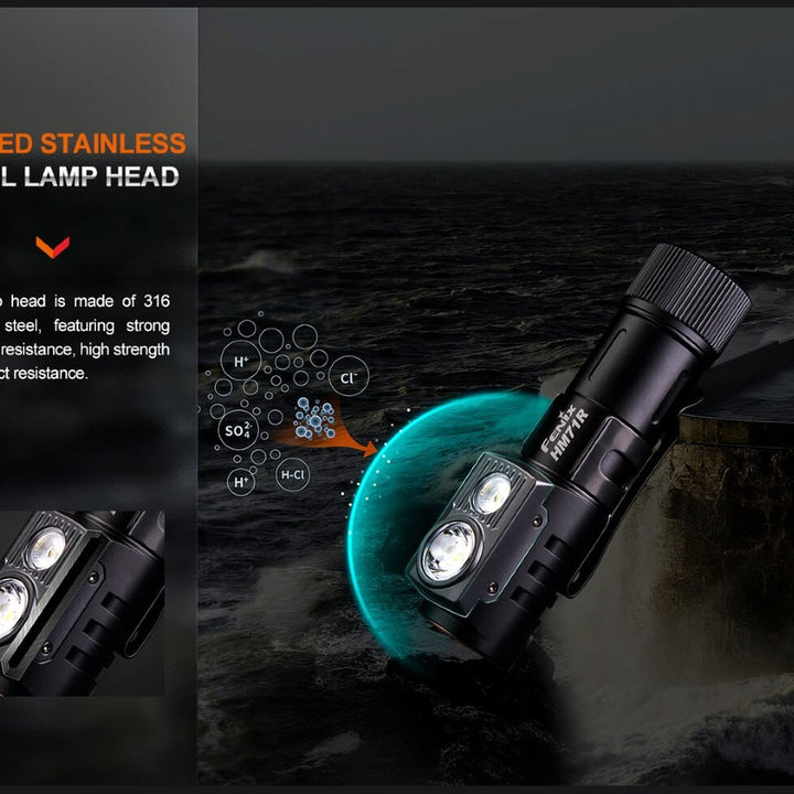 Fenix HM71R Rechargeable Industrial LED Headlamp