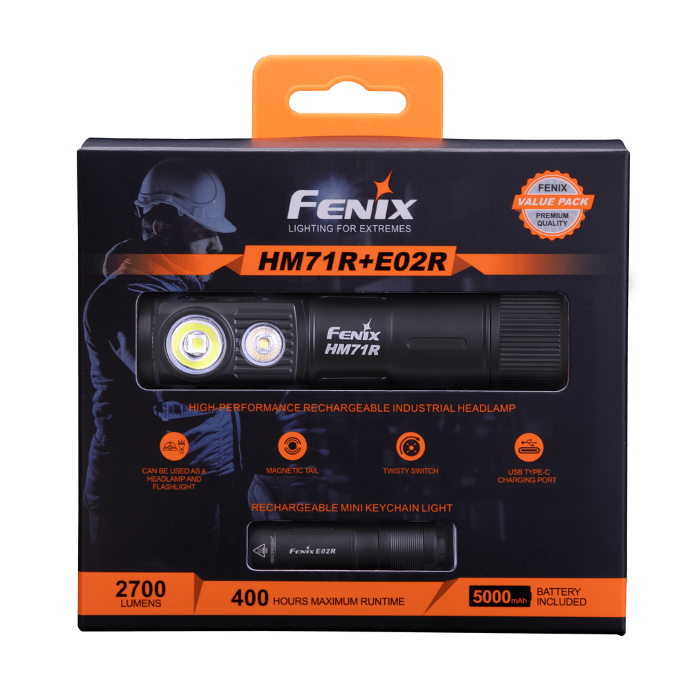 Fenix HM71R Rechargeable Industrial LED Headlamp
