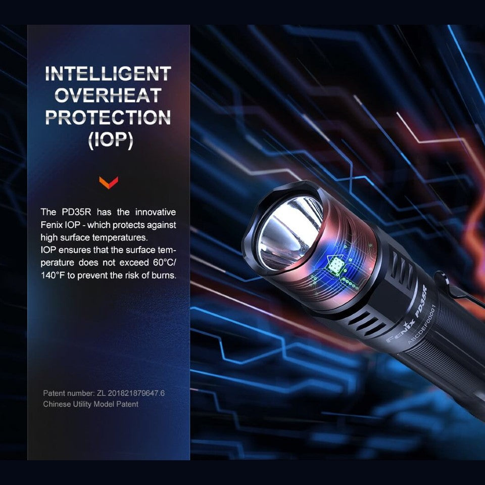 Fenix PD35R Compact Rechargeable Tactical Flashlight
