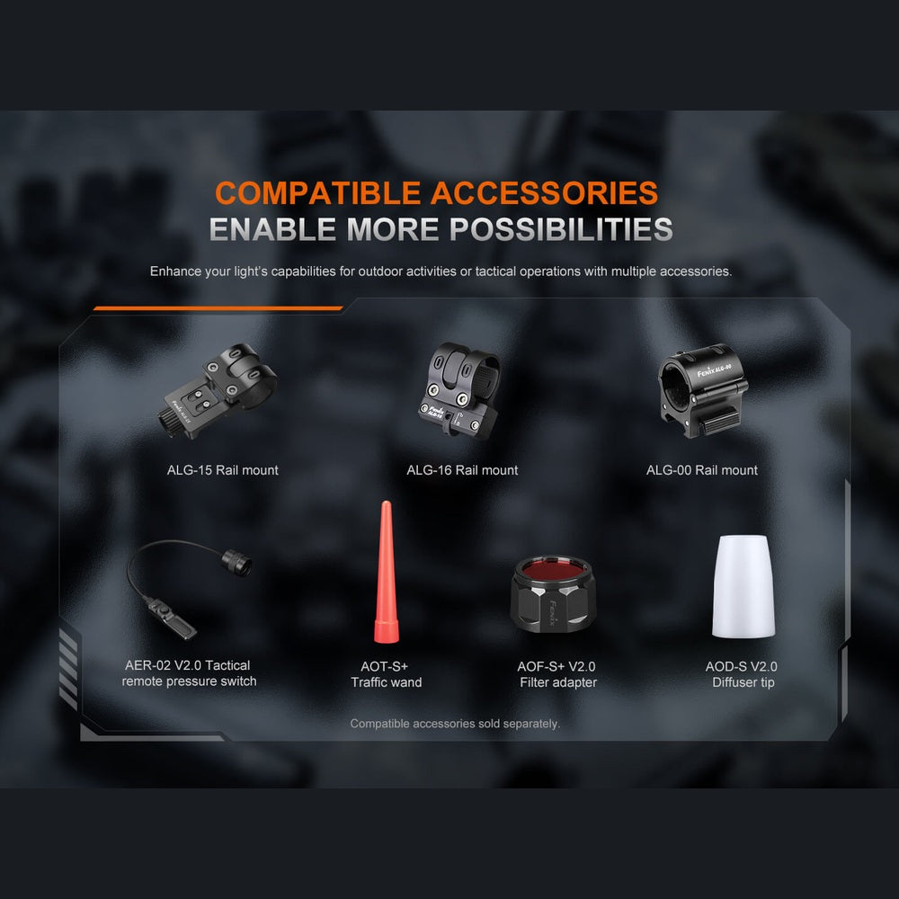 Fenix PD35R ACE Multi-mode Tactical Flashlight + FREE CL01 Mini Lantern